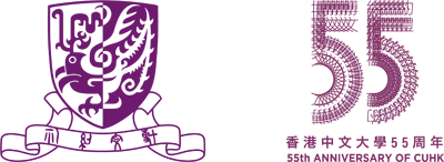 purple logo with emblem